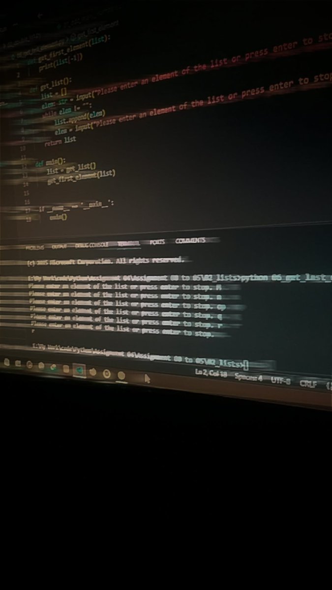 Maryam_Tamkinat's tweet photo. Today's Late Night Tasks:
๐ฏLearned to manipulate lists in Python ๐๏ธ
๐ฏSolved tricky problems ๐ป
๐ฏImprove logic building daily ๐ง
Small steps, big impact ๐ช๐
#CodingJourney #RamadanCodingNights #LearnToCode #Python #GIAIC https://t.co/8abschORev