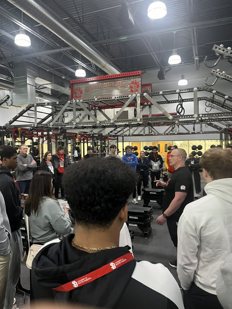 Great time and experience with <a href="/SDCoyotesFB/">South Dakota Football</a> really grateful to experience the D1 life style  and facility and able to create a bond with some of the staff can’t wait to be back !!
<a href="/joshmanchigiah/">Josh Manchigiah</a> 
<a href="/CoachEricFinney/">Eric Finney</a> 
<a href="/CoPreps/">CO Prep Varsity</a> 
<a href="/CoachEmUp1st/">CoachEmUp1st</a>