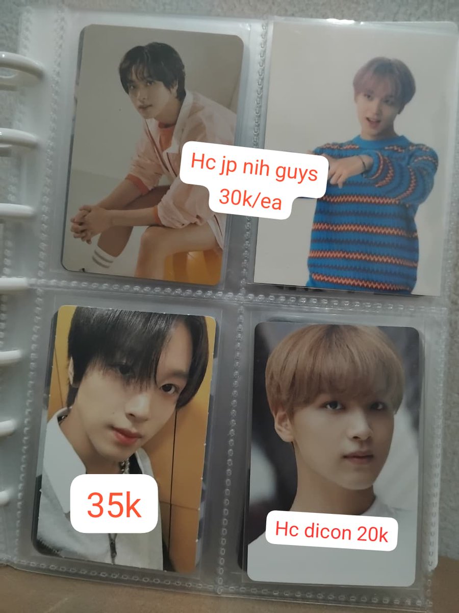 fanKyuStar's tweet photo. help rt 🙏🏻
WTS NCT PHOTOCARD READY INA🇮🇩
✅ ready ina
🍊 bisa co oren
💌 dm me
📍 Tangerang
t. wts photocard ready ina nct dream nct 127 enhypen rizze johnny jungwoo haechan jaemin mark chenle jisung sunghoon wonbin #nct #nct127 #nctdream #enhypen #rizze https://t.co/LE4giqcaTV