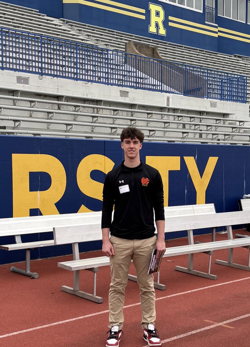 Thank you <a href="/CoachB_Davidson/">Brian Davidson</a> and <a href="/CoachSapp14/">Chris Sapp</a> for having me to the University of Rochester Junior Day. I had an awesome experience talking to the staff and players and seeing the campus!
<a href="/CoachRiz_NCHS/">Chris Rizzo</a> <a href="/michaelemcmahon/">Mike McMahon</a> <a href="/kouniverse_/">K.O. Universe - Wide Receiver Training ⚡</a> <a href="/MooreIsland4/">Coach Marquese Moore</a> <a href="/BTO7v7/">Beat The Odds 7v7</a> <a href="/WPIAL_Insider/">WPIAL Insider</a>