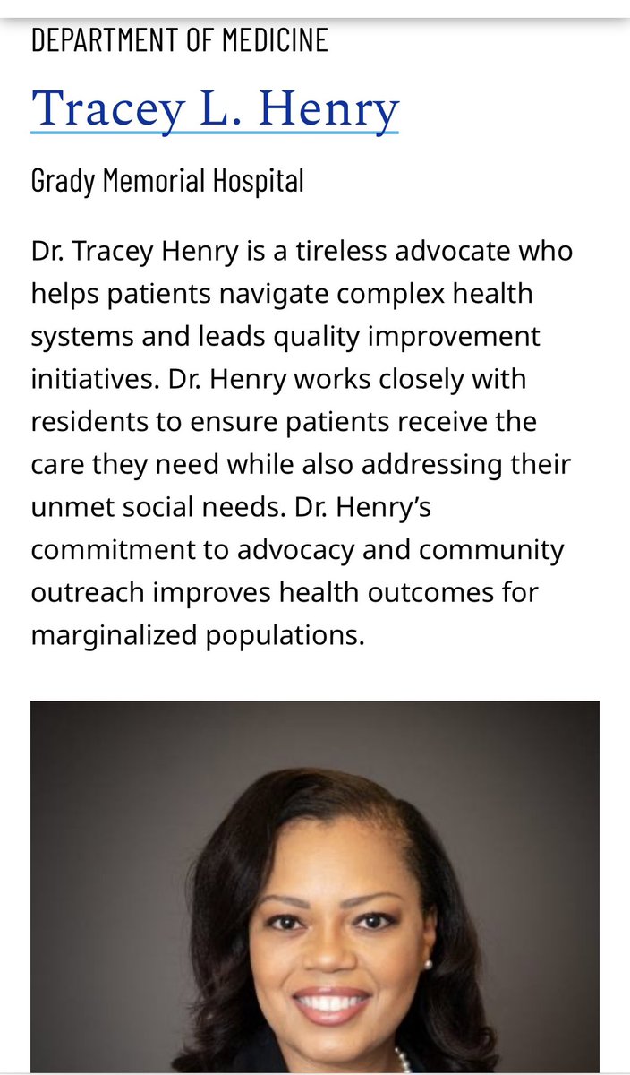 Tracey L. Henry, MD, MPH, MS (@docwithapurpose) on Twitter photo Honored to be recognized for #NationalDoctorsDay! Grateful to work alongside such compassionate, skilled, & resilient colleagues at <a href="/EmoryMedicine/">Emory School of Medicine</a> Our commitment to patients & communities is unwavering. Join me in celebrating #EmoryDoctorsDay2025! #MedTwitter #DoctorsDay 🩺👩🏽⚕️ Honored to be recognized for #NationalDoctorsDay! Grateful to work alongside such compassionate, skilled, & resilient colleagues at <a href="/EmoryMedicine/">Emory School of Medicine</a> Our commitment to patients & communities is unwavering. Join me in celebrating #EmoryDoctorsDay2025! #MedTwitter #DoctorsDay 🩺👩🏽⚕️