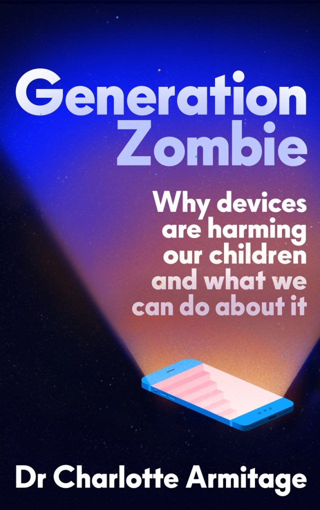 My agent Dr Charlotte Armitage wrote this phenomenal, thought provoking book about how devices have infiltrated our lives and the impact that is has on our functioning. It is a must read for everyone.
‘Generation Zombie’ is available to buy from all major retailers. <a href="/YAFTAUK/">YAFTA</a>