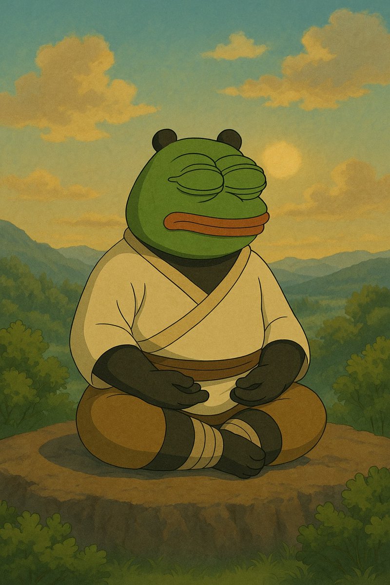 Mastering the art of zen and unlocking our true potential. Treat retracements like exams. Happy Saturday. 

$GEPE