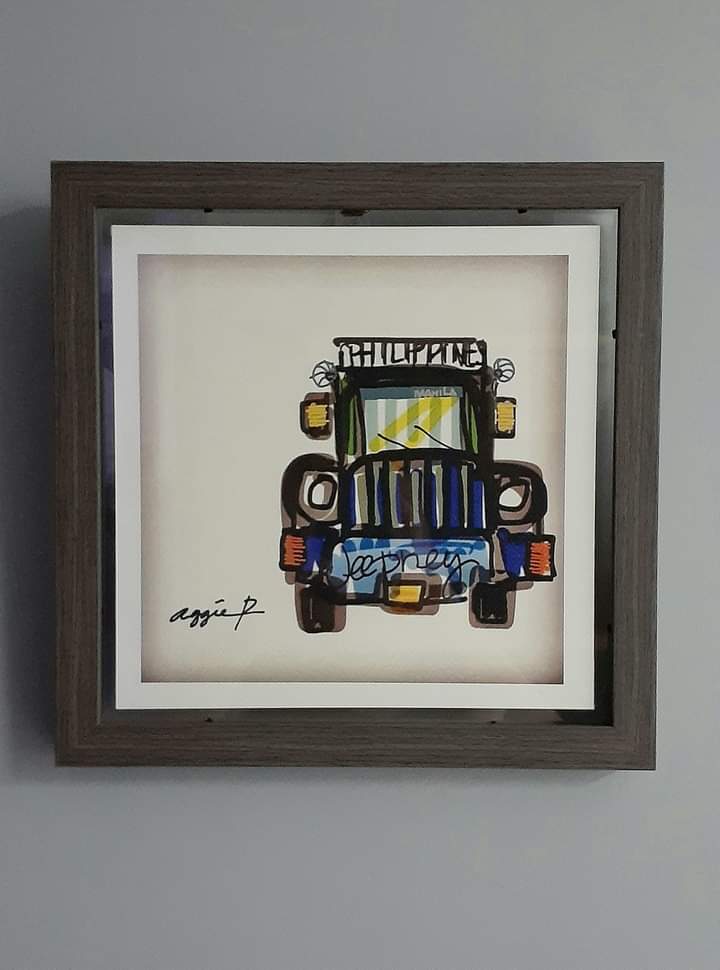 aggienalda's tweet photo. The last 3pc-set PH Transpo (Jeepney, Tricycle and Kalesa) still available at now P2000 (ALL). In frame each and with COA/postcard each as well. Total dimension (including frame) 10in x 10in (each). Free delivery within Quezon City. 

#artwork #PHTranspo #aggienalda https://t.co/PAUdwp5lpf