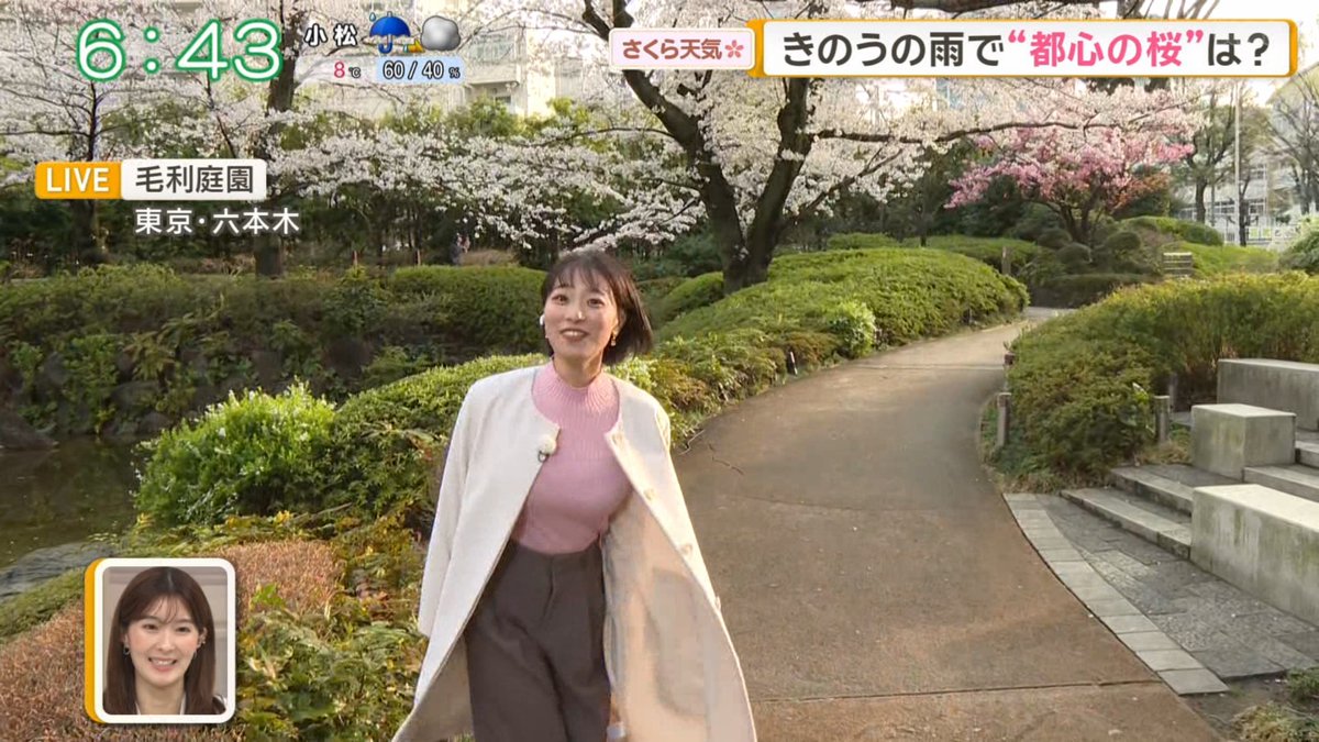 今朝のテレビ朝日、グッドモーニング今井春花さんの「今井さくらの”今