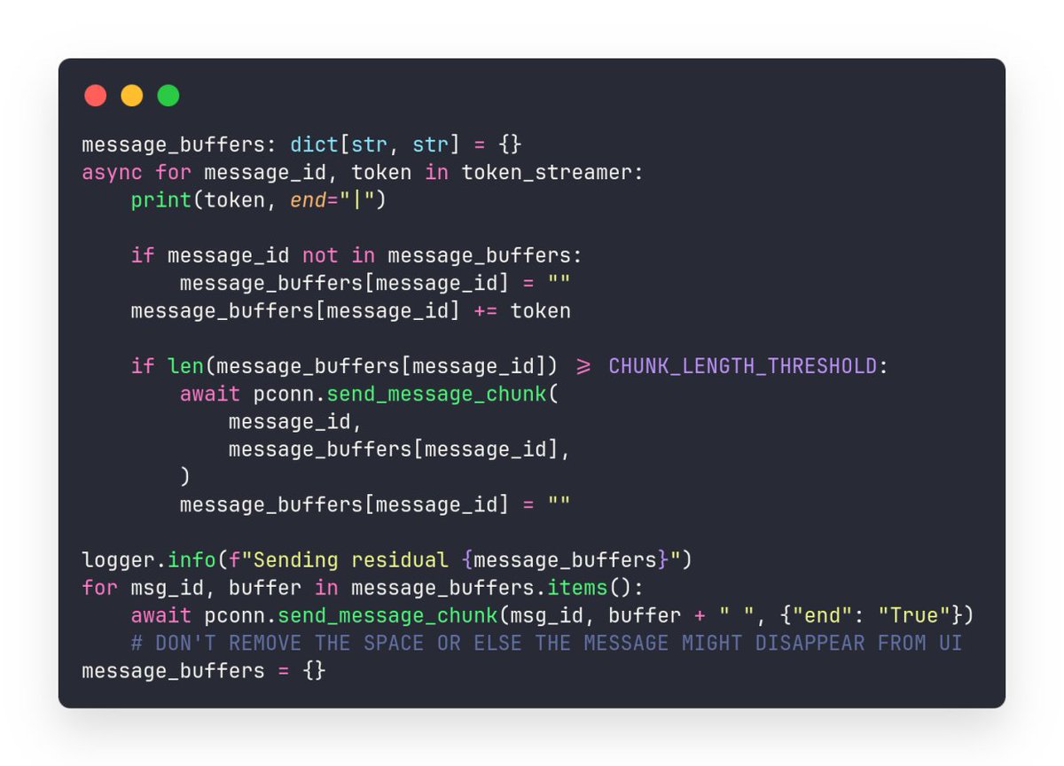 aahnikd's tweet photo. Can AI have fun while coding? Can it find quick, clean, and correct fixes to the most subtle issues?

The depths of crazy fixes that exist in code are so awesome! Today, I added a "space" somewhere in the output streamed by a service to fix an edge case in UI 🫠 😎 https://t.co/m5EmTbQ1uE