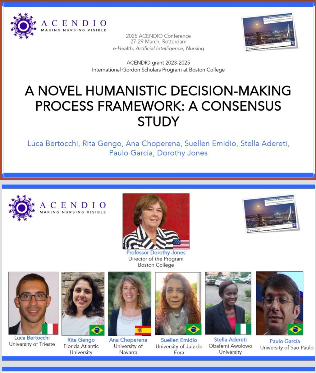 Presenting our awarded project by <a href="/ACENDIO/">ACENDIO</a> in 2025 Conference in Rotterdam #GordonScholarsGroup <a href="/NANDA_INT/">NANDA International</a> <a href="/BostonCollege/">Boston College</a> <a href="/enfermeriaunav/">Facultad Enfermería</a>