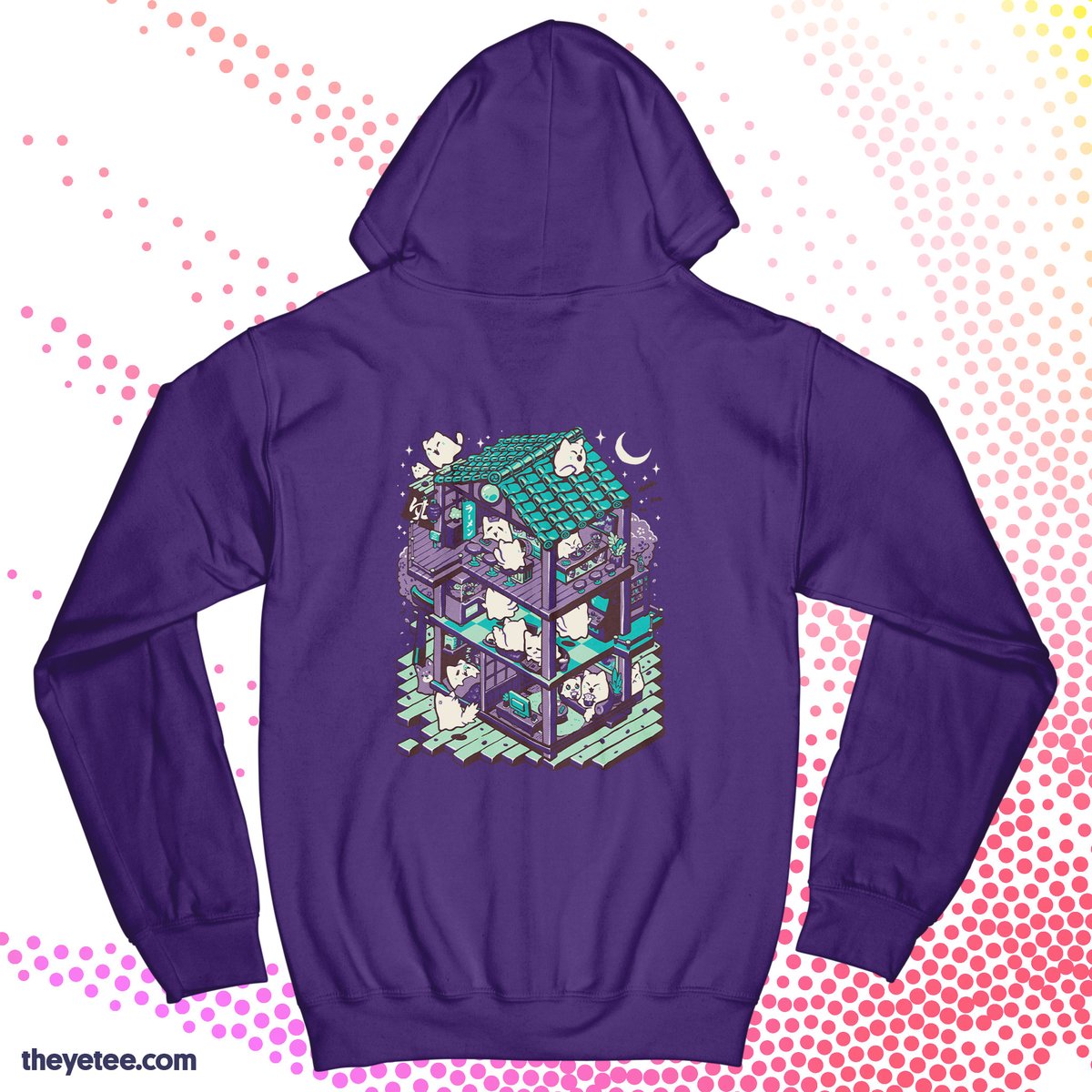 「A c-c-c-cat c-c-c-c-afe??? Designed by  」|The Yetee 🌈のイラスト