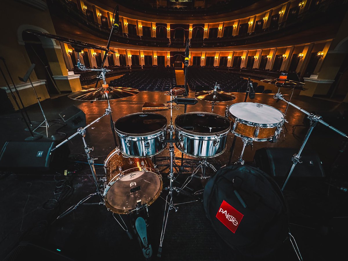 ¡Ya todo listo! Mañana el concierto de @aymeenuviolaofficial en el Teatro Tapia. Corazón Sonero 🎶 

<a href="/tocaperc/">Toca Percussion</a> <a href="/PaisteNation/">Paiste Cymbals</a> <a href="/CYMPAD_USA/">CYMPAD_USA</a>