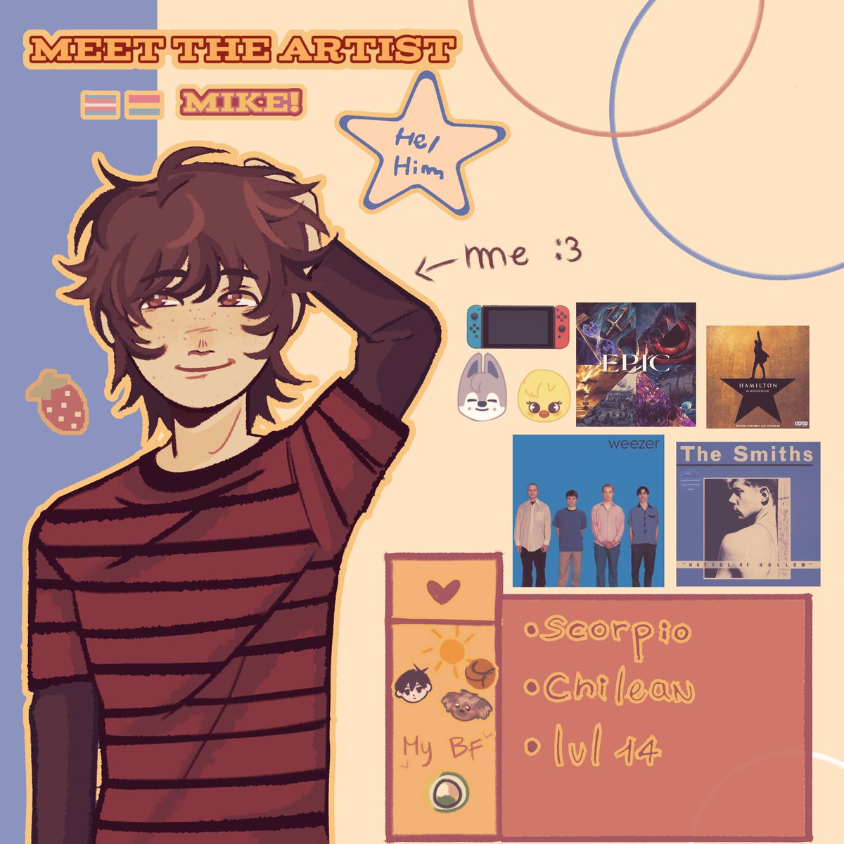 suntanmispapis's tweet image. Okay, So i did my meet the artist (pretty poorly) Someday i swear i'll make a More detailed one!!! And probably next week, new Suntan drawing is coming!!! :3