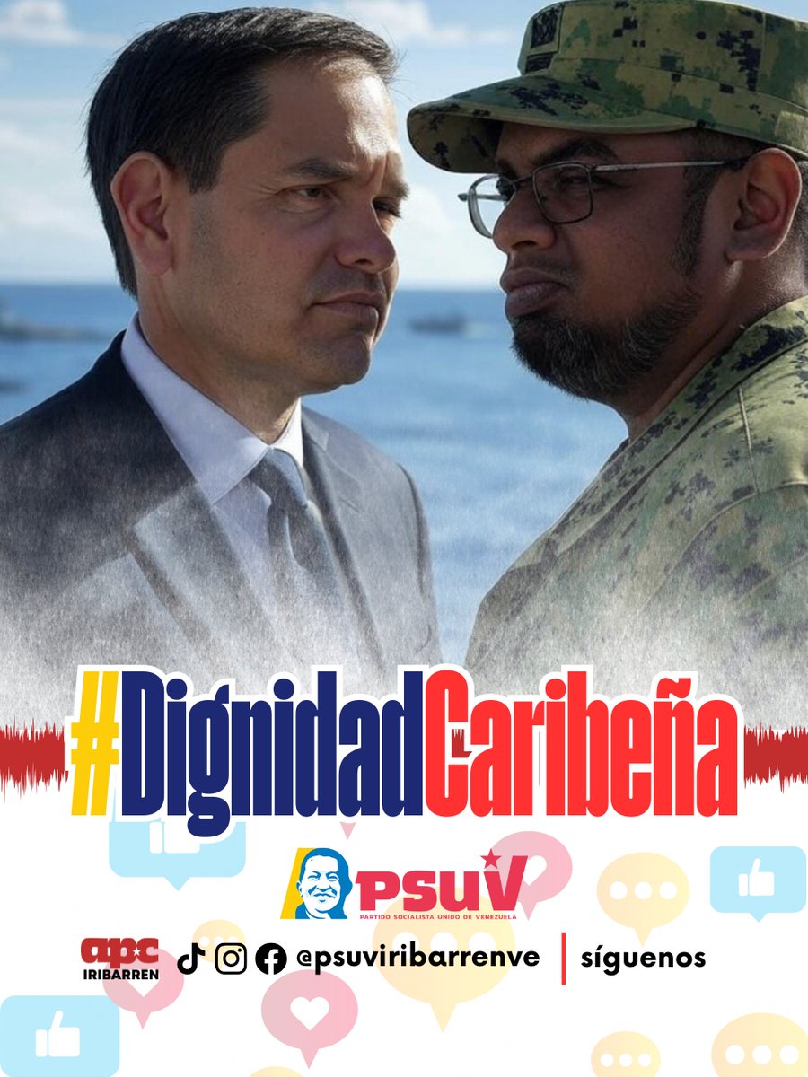 🔴 El Caribe no se somete, frente a las presiones de EE. UU., los pueblos de Nuestra América alzan su voz:
  
¡Aquí no hay espacio para el neocolonialismo disfrazado de “seguridad”!  

#DignidadCaribeña  ¡Venceremos!