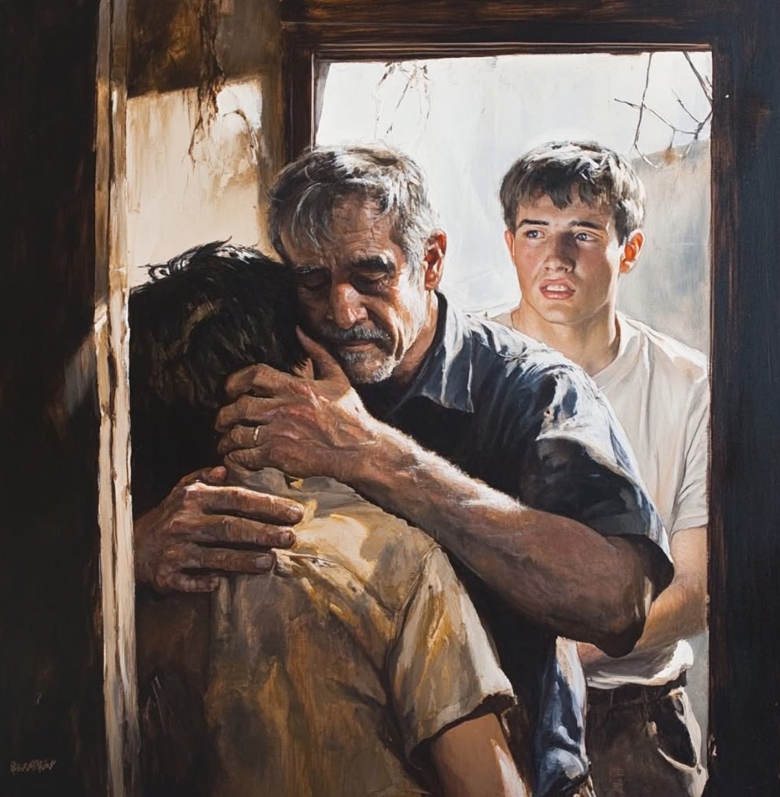 El hijo pródigo somos todos. El hermano mayor también. Ojalá sepamos ser, un poco, como ese padre bueno..