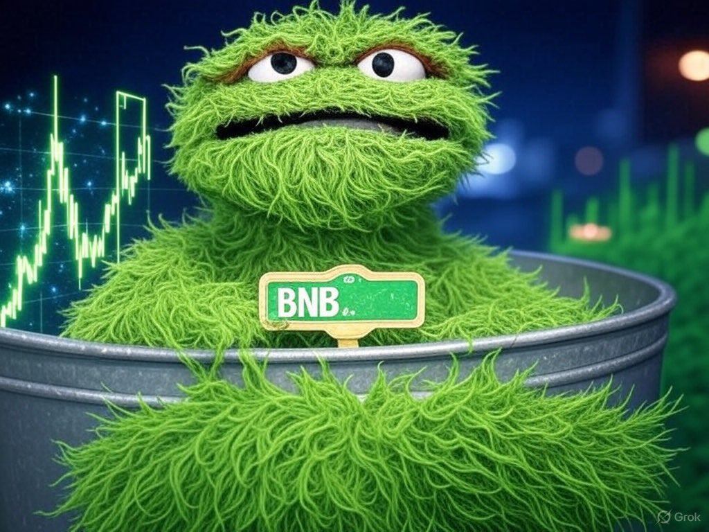 🛑🛑Oscar the Grouch Meme Coin🗑️is exploding on BSC!  Strong community, wild hype, and CA: 

0x174261839aB5F4Dd4668D0b9Ccf40520e3C2E952  

Join the trash party, snag some $OSCAR, and moon with us!🛑🛑