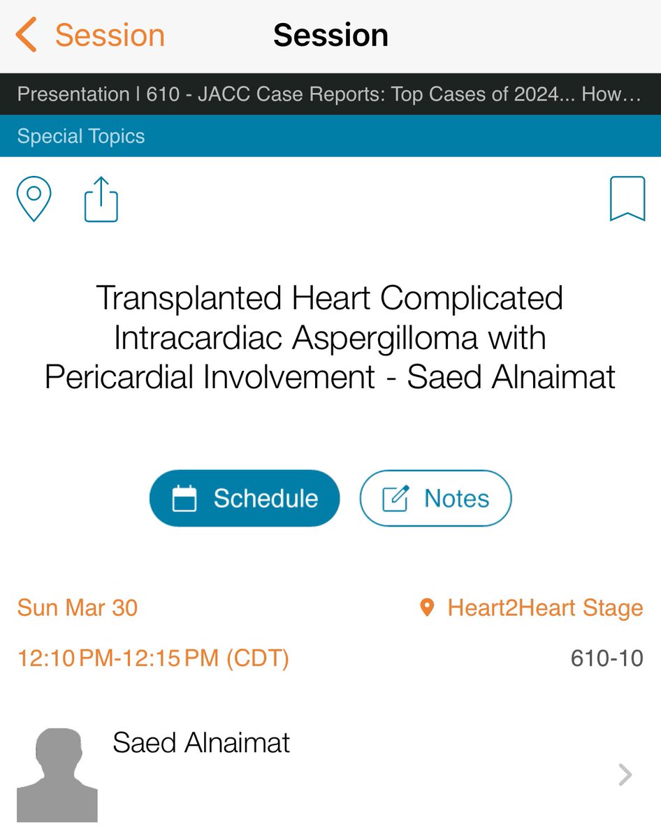 #ACC25

Join me tomorrow at 12 noon for Heart2Heart stage for the Young Author Achievement Award from <a href="/JACCJournals/">JACC Journals</a> and <a href="/ACCinTouch/">American College of Cardiology</a> 🫀