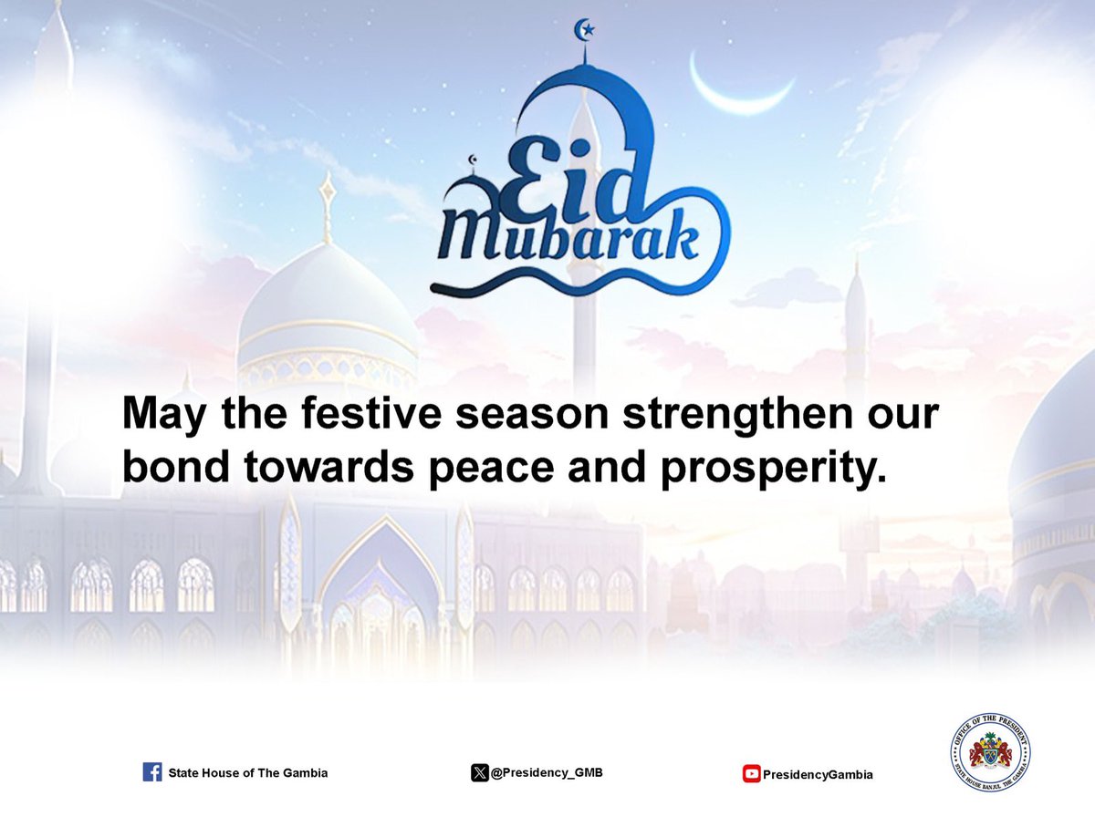 Eid Mubarak to the Muslim Ummah🌙