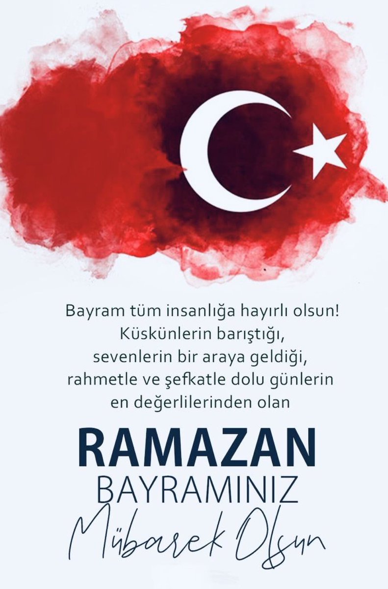 “Başta şehit ailelerimiz ve kahraman gazilerimiz olmak üzere; aziz milletimizin Ramazan Bayramı’nı kutluyorum. Bu mübarek günlerin ülkemize, Türk- İslam alemine ve tüm insanlığa barış, huzur, sağlık ve esenlik getirmesini diliyorum.

Ramazan Bayramımız mübarek olsun."