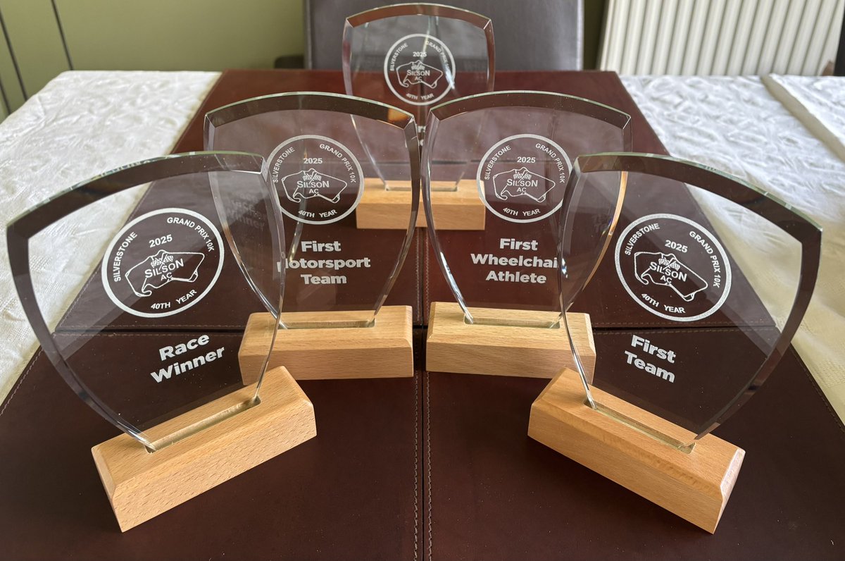 This year’s trophies are here - medals and T-shirts will be arriving soon.
Last year’s race sold out and places are limited this year so don’t miss out.
Link to online entries: tinyurl.com/3rm2sh4v