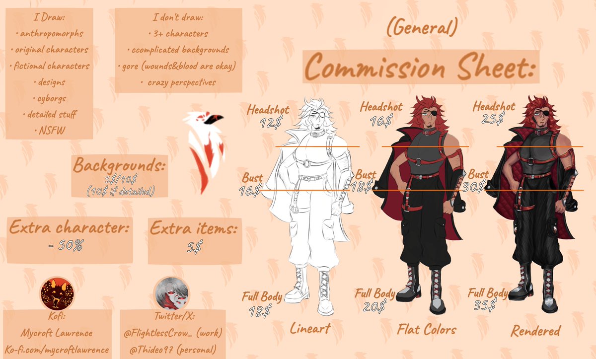FlightlessCrow_'s tweet photo. Do you read me? 

Hello there~ It's Bleidd. 
There's an update to how I take commissions, now more only am I available on Kofi but also VGen thanks to a friend! 

As always here are the commissions infos:
Kofi: https://t.co/hKJCj4V8Ht
Vgen: https://t.co/ufNkWjcN76 https://t.co/k5QQvNT6WK