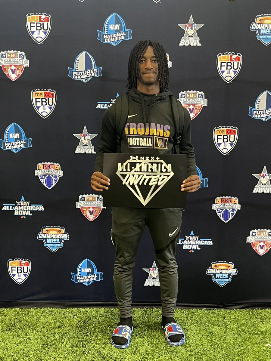 Jaecyn “Scoot” Myles (@scootmyles2) on Twitter photo #AGTG I’m blessed to receive an invitation to the UA Next Camp Series on March 30 in Nashville. Ready to compete!
<a href="/DaphneFBTrojans/">Daphne Trojans Football</a>
<a href="/On3Recruits/">On3 Recruits</a>
<a href="/TheChozenHump/">Coach Hump</a>
<a href="/CoachACCarter/">Antonio Carter</a>
<a href="/TomLoy247/">Tom Loy</a>
<a href="/AL7AFootball/">Alabama7AFootball</a>
<a href="/GCMSportsAL/">Gulf Coast Media Sports</a>
<a href="/HallTechSports1/">Hall-Tech Sports</a>
<a href="/BenThomasPreps/">Ben Thomas</a>
<a href="/FBUcamp/">Football University</a> #AGTG I’m blessed to receive an invitation to the UA Next Camp Series on March 30 in Nashville. Ready to compete!
<a href="/DaphneFBTrojans/">Daphne Trojans Football</a>
<a href="/On3Recruits/">On3 Recruits</a>
<a href="/TheChozenHump/">Coach Hump</a>
<a href="/CoachACCarter/">Antonio Carter</a>
<a href="/TomLoy247/">Tom Loy</a>
<a href="/AL7AFootball/">Alabama7AFootball</a>
<a href="/GCMSportsAL/">Gulf Coast Media Sports</a>
<a href="/HallTechSports1/">Hall-Tech Sports</a>
<a href="/BenThomasPreps/">Ben Thomas</a>
<a href="/FBUcamp/">Football University</a>