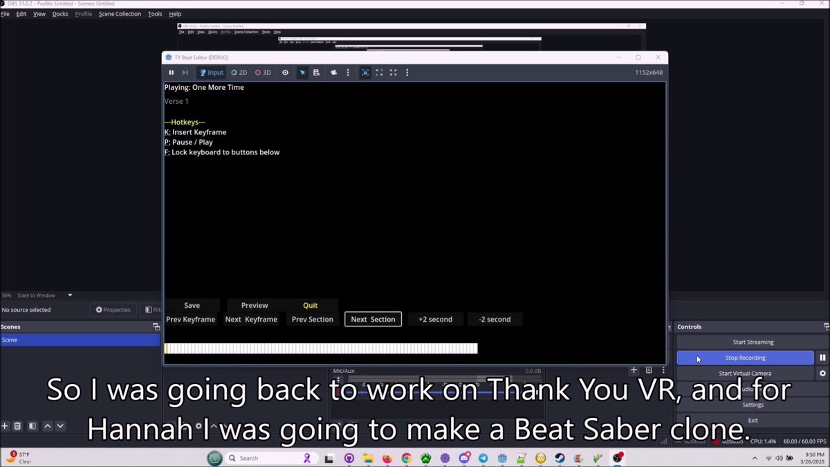 davididev's tweet image. Happy #screenshotsaturday fellow #indiedev peeps.  This week I was working in #godotengine making an editor and some #VR that was #madewithunity
youtube.com/watch?v=Bn0e3f…