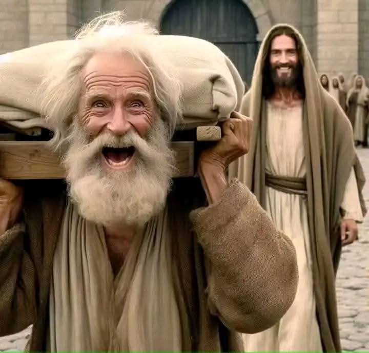 النهاردة  حد اللى ملوش حد ❤️‍🩹
يا سيد، ليس لي إنسان
فقال له يسوع :  «قُمِ. احْمِلْ سَرِيرَكَ وَامْشِ»." (يو 5: 😎. ♥️