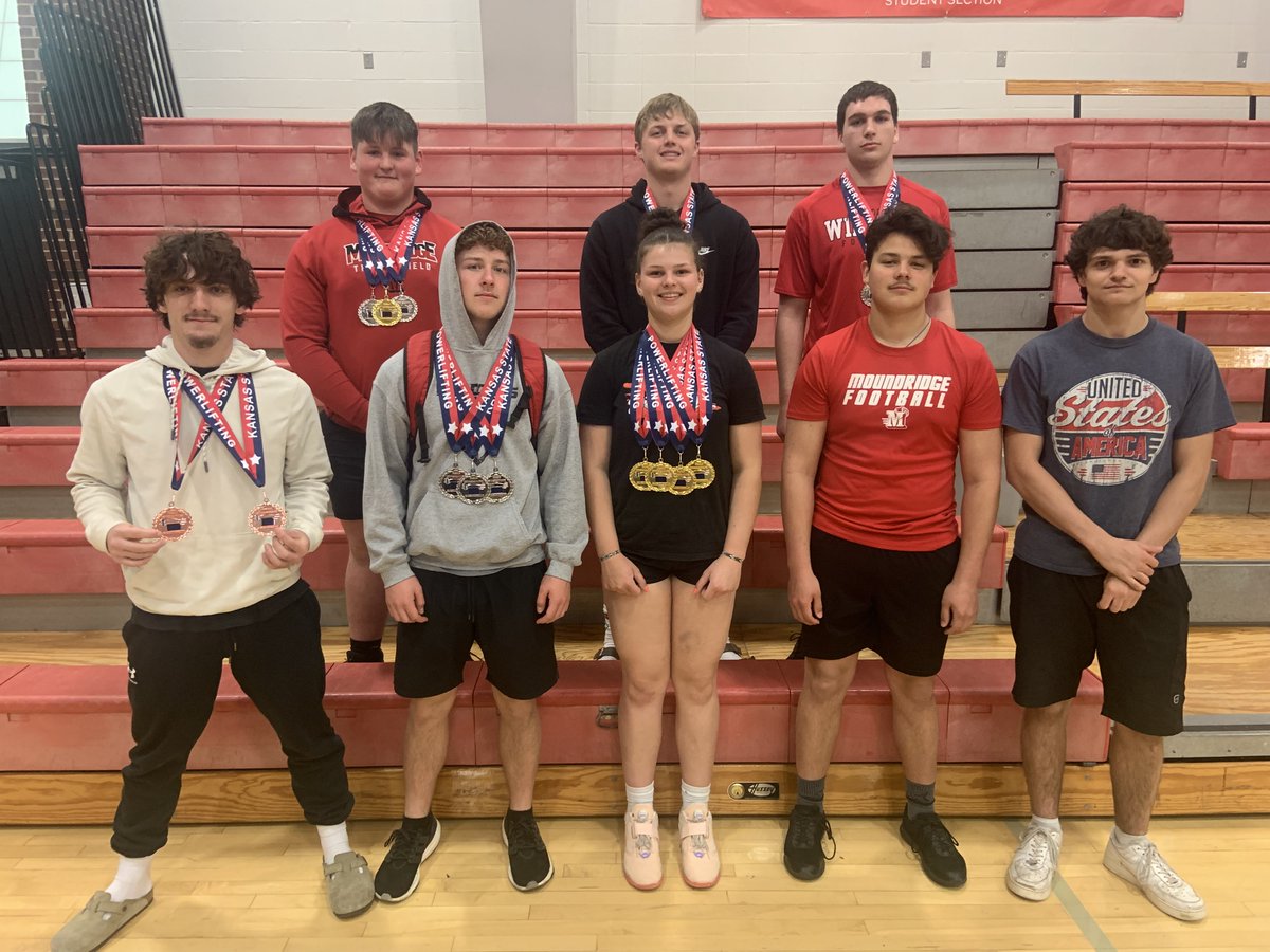 Took a great group to 1A Powerlifting today.  They walked away with some hardware! Thank you to Conway Springs for hosting a great meet. #GoCats