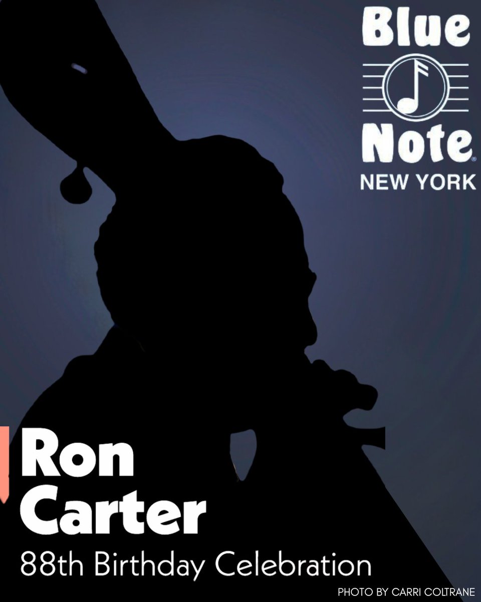 Ron Carter (@roncarterbass) on Twitter photo One month from today, a momentous occasion will be upon us: my 88th Birthday Celebration, hosted by <a href="/BlueNoteNYC/">Blue Note New York</a> ! I shall be on the bandstand there from April 29th-May 4th with my Foursight Quartet and New Jazz Trio.
Tickets: RonCarterJazz.com
📸: Carri Coltrane. One month from today, a momentous occasion will be upon us: my 88th Birthday Celebration, hosted by <a href="/BlueNoteNYC/">Blue Note New York</a> ! I shall be on the bandstand there from April 29th-May 4th with my Foursight Quartet and New Jazz Trio.
Tickets: RonCarterJazz.com
📸: Carri Coltrane.