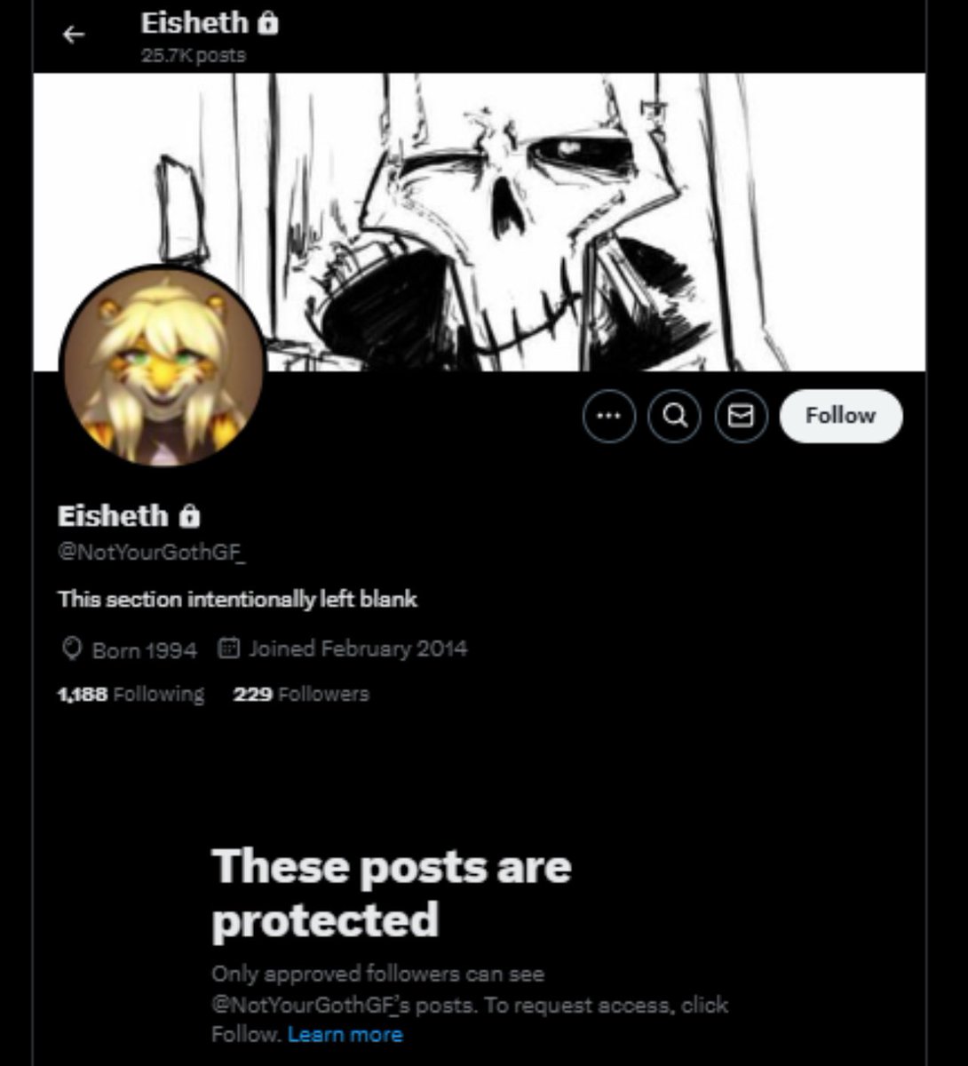 SparkysTech's tweet image. What was that about being thin skin @NotYourGothGF_