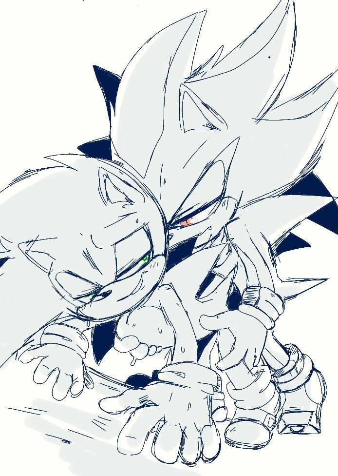 Vurrase's tweet image. I used to look up to this artist called C2ndy2c1d they no longer draw sonadow but still love their old work. So I redrew some of their sonadow art🌸✨️ #SonicTheHedeghog #ShadowTheHedgehog #sonadow