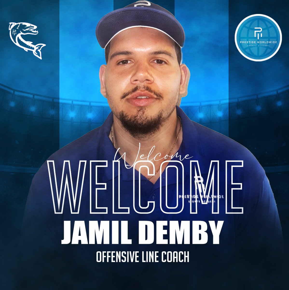 Prestige Worldwide Sports Academy ๐บ๐ฆ (@prestigewsa) on Twitter photo Welcome Coach Demby, a Super Bowl Champion with the Rams & a former NCAA football All-American to the staff as our Offensive Line Coach. Come play in the football mecca of South Florida. ๐ด โ๏ธ ๐ ๐
Email: Football@pwsportsacademy.com
Website: Pwsportsacademy.com
BE NEXT Welcome Coach Demby, a Super Bowl Champion with the Rams & a former NCAA football All-American to the staff as our Offensive Line Coach. Come play in the football mecca of South Florida. ๐ด โ๏ธ ๐ ๐
Email: Football@pwsportsacademy.com
Website: Pwsportsacademy.com
BE NEXT
