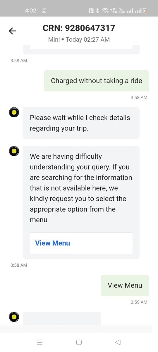 tanay1105's tweet photo. @Olacabs @ola_supports how do you expect the customer to get a reasonable answer for a genuine query when everything is over your syllabus. Is your customer care bot working properly? https://t.co/tijD1xtBAh