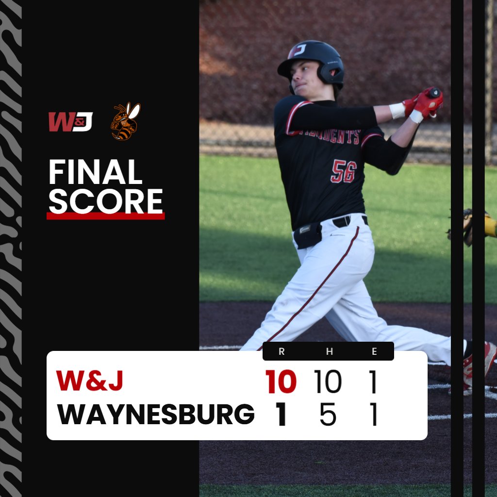 Cruising to Another Conference Sweep! 🧹

Brendan Cruz and Jacob LaDuca each launched homers in the game two victory over the Yellow Jackets. Cruz broke the game open with a three-run shot to put the Presidents up 4-1 in the top of the sixth!

Teddy Platt led the team in hits