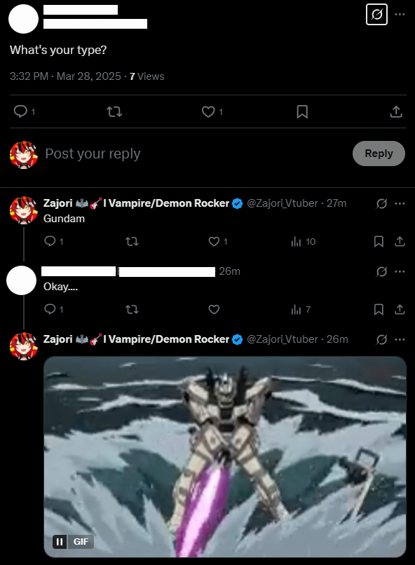 Zajori_Vtuber's tweet photo. Is the only answer. 🤖
GUNDAM https://t.co/z2sNVvWDXA