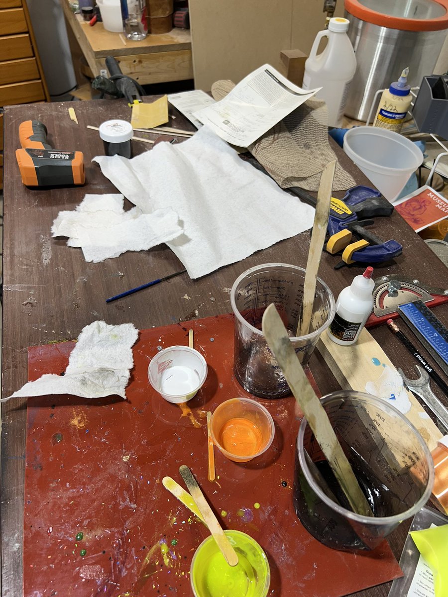 SpeedysWoodshop's tweet image. Nothing like #Shoptime #resin #resinart