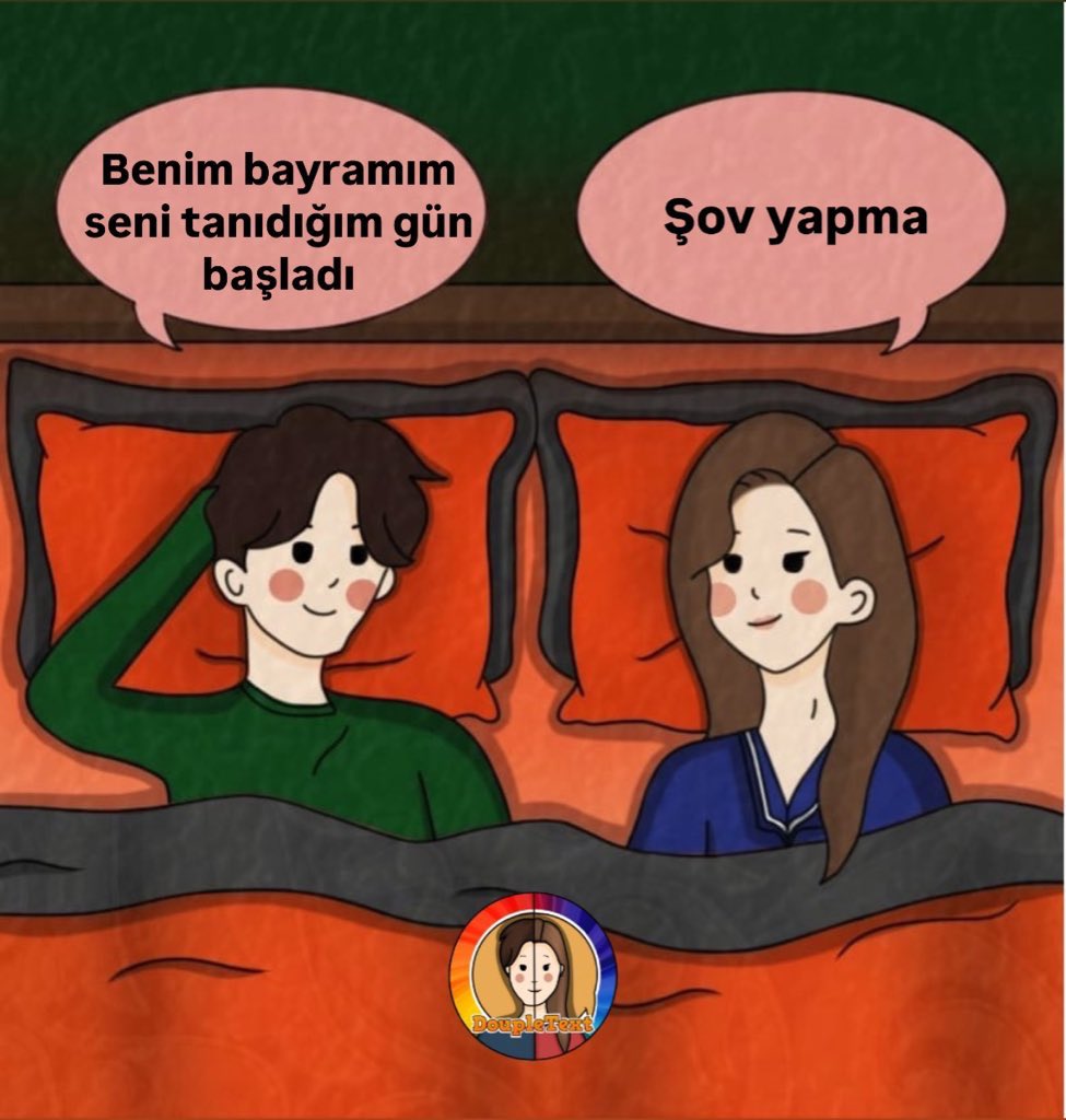 Bir Kadın bir Erkek (@doupletext) on Twitter photo 