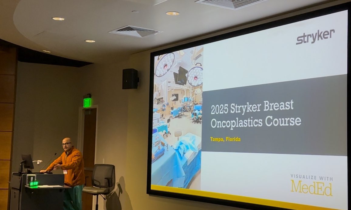 smnardello's tweet image. A heartfelt thank you to Stryker and Molnlycke for championing the inaugural oncoplastics course, empowering surgeons to transform breast surgery with skill and compassion. Your support fuels our mission to make a powerful difference. @StrykerBreast @Chatterjeeonco1 @MolnlyckeUS