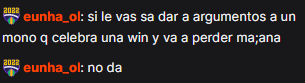 today we won the 5wc semifinals against chile
that was a great match except by <a href="/Eunhaosu/">diego</a> being racist at the livestream chat!!
a well-known 3 digit tournament player being racist at a 5 digit tournament 
his twitch's literally linked at his profile with many liveplays :)