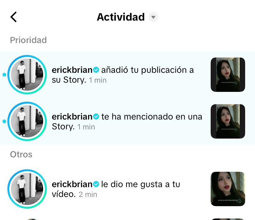 soy la más feliz cuando me llegan sus notificaciones💘