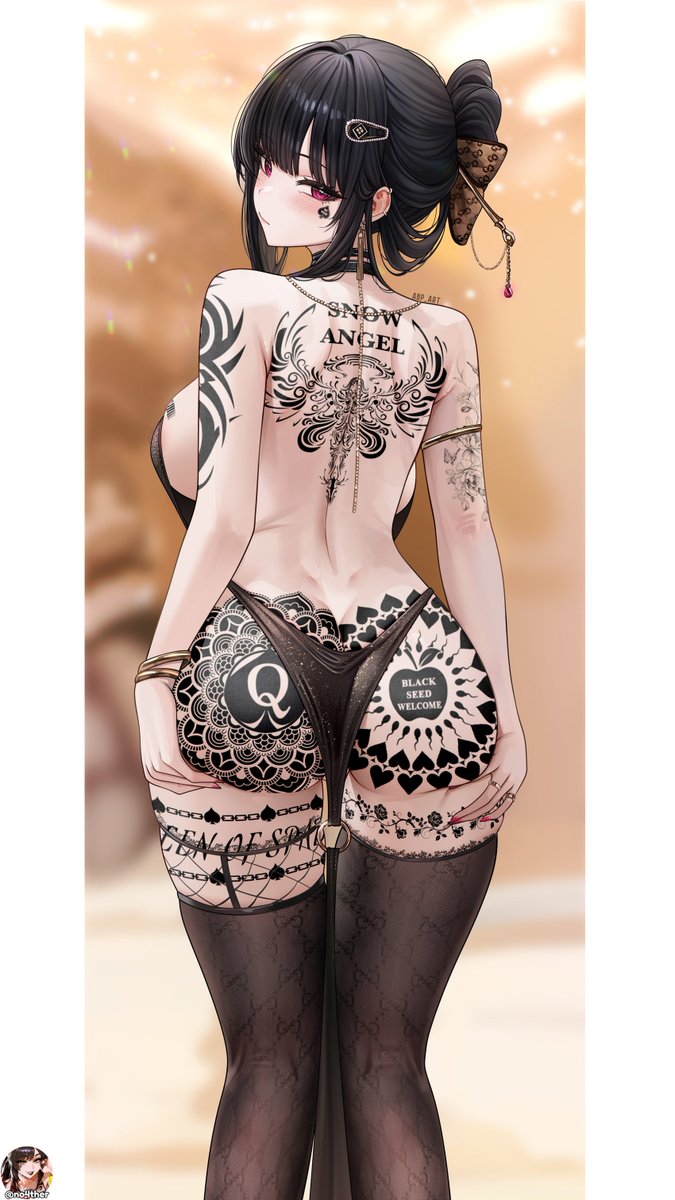 no4ther's tweet photo. D: looks more stunning than usual ♠️🌹

#blackedwaifu #blackedhentai #blackedanime #snowbunny #qos #hentai #qosedit https://t.co/0D0RCLCEej