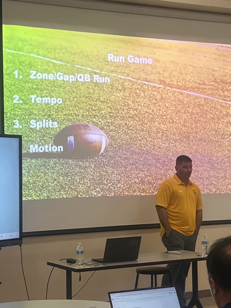 Coach Rus Pickett (@coachruspickett) on Twitter photo Session #5: Dying On Your Sword! <a href="/_CoachMachado/">Michael Machado</a> getting after it on the offensive side of the ball! Session #5: Dying On Your Sword! <a href="/_CoachMachado/">Michael Machado</a> getting after it on the offensive side of the ball!