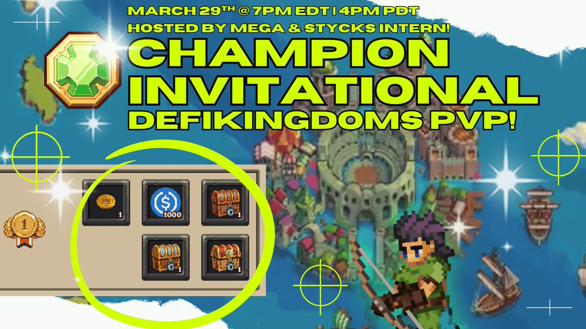 WE ARE LIVE! 🚨 

<a href="/DeFiKingdoms/">DeFi Kingdoms 🔺🌿</a> PVP Tournament Series Hosted on <a href="/JewelersCrypto/">Jewelers Guild 🌹 ⚔️</a>!

🔗: youtube.com/live/TeYyvMB6J…