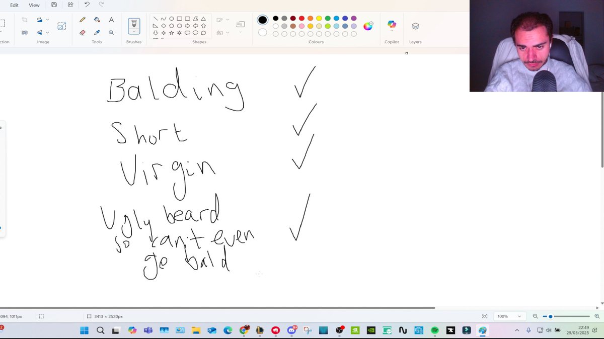 i think he's lost it