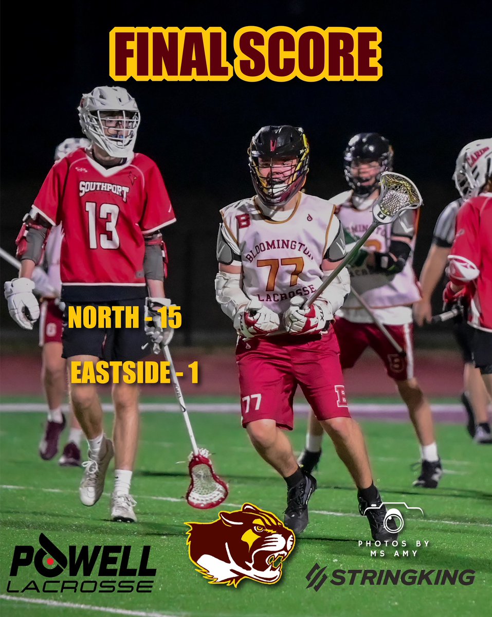 W! 15-1 over EastSide. We move to 3-0. Up next: Roncalli at home on 4/1. LET’S GO! #GSD #lacrosse #ihsla