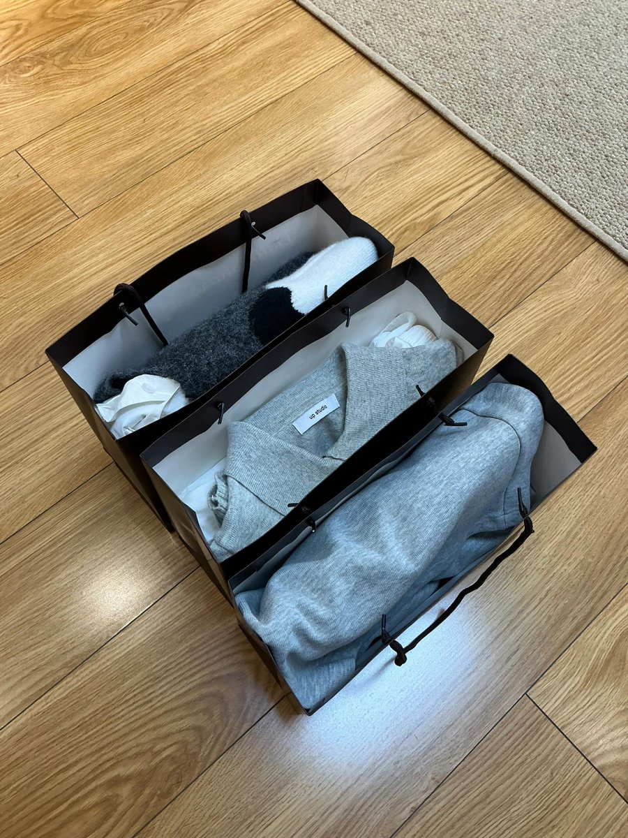 In a committed relationship with shopping.