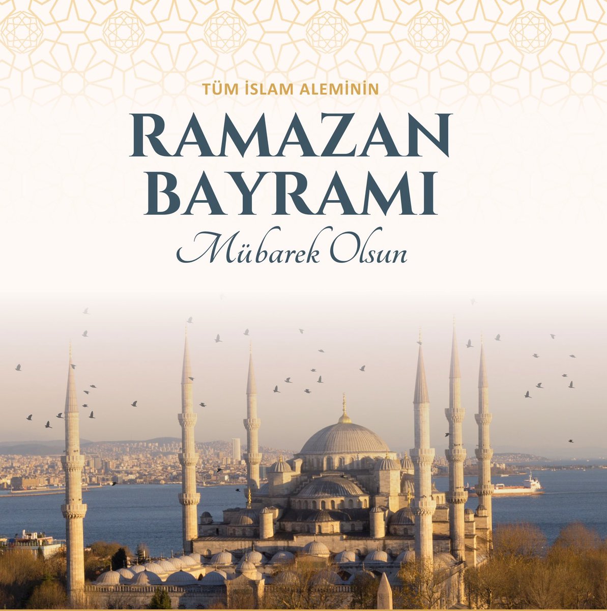 On bir ayın sultanı Ramazan’ı şerife veda ederken bayrama ulaşmanın buruk sevincini yaşıyoruz. 

Ülkemiz ve tüm İslam aleminin #RamazanBayramı'nı en kalbi duygularımla kutluyorum.
Bayramımız mübarek olsun.