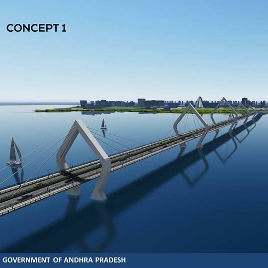Amaravati to Get Iconic Bridge on N13 Road
