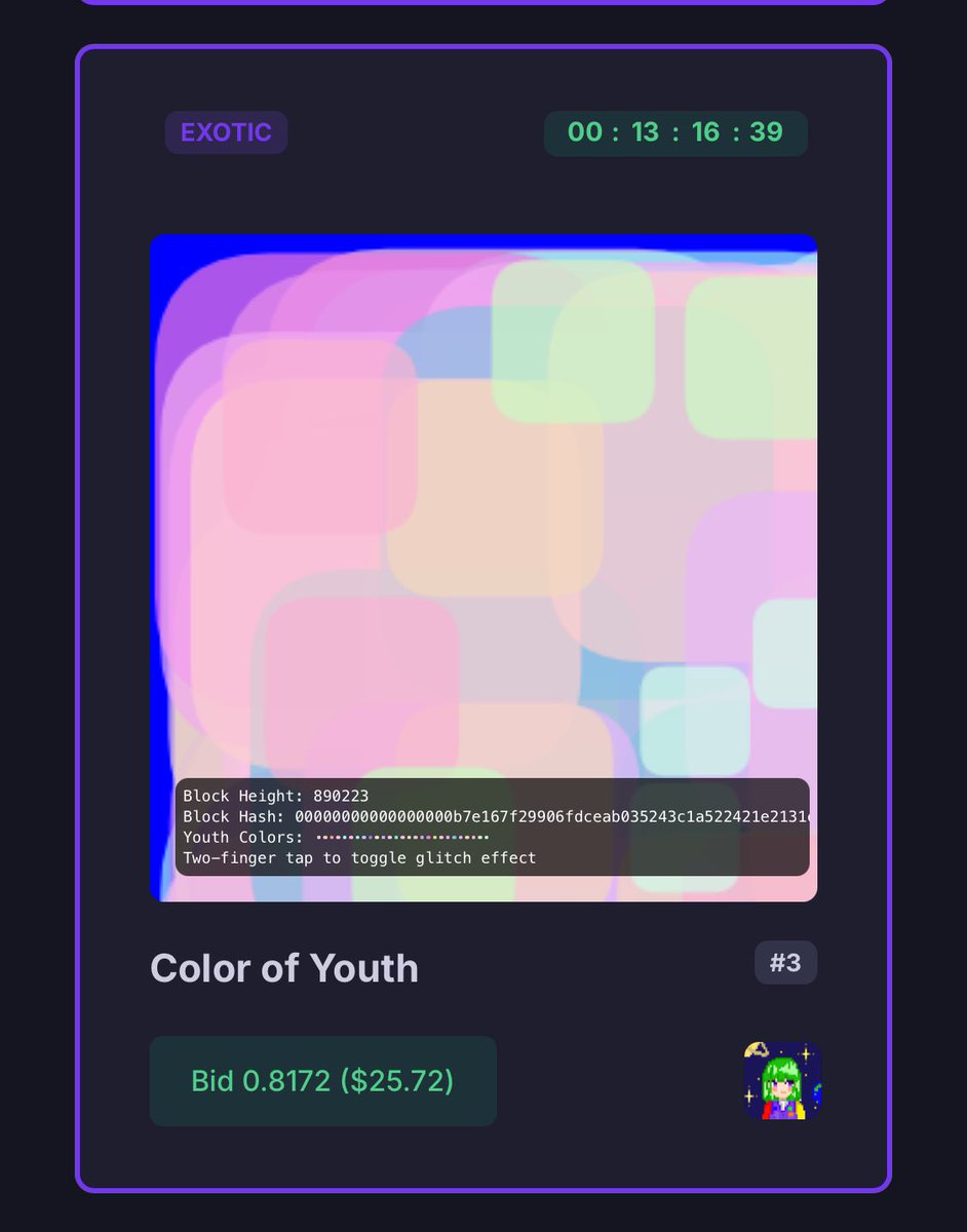 bon1228's tweet image. @PhotoKuro_ さんのオークション盛り上がっています🔥🔥🔥
Bidにメラメラーーーーーーーーーー！！

@ZoideNFT にて！

#WIZU #HTMLart