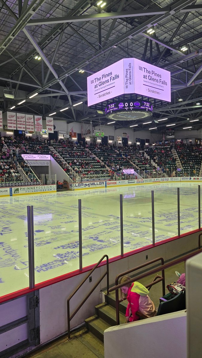 We made it! 🏒🎶✨️ #fuelthefire #thunderrollcall <a href="/IndyFuel/">Indy Fuel</a> <a href="/ECHLThunder/">Adirondack Thunder</a>