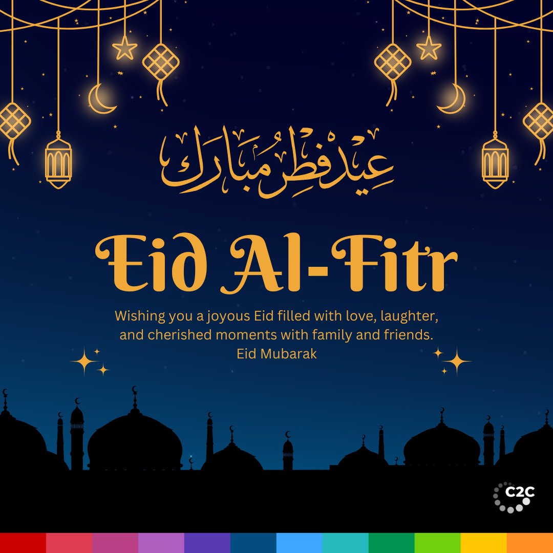 May this blessed occasion bring joy, peace, and prosperity to all. We wish our Muslim friends, colleagues, and community members a wonderful celebration filled with happiness and meaningful moments with loved ones.

Eid Mubarak from all of us at Cradle 2 Career! #Ramadan