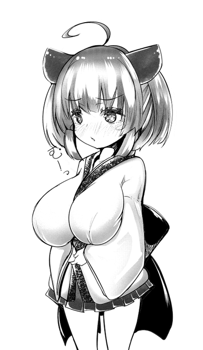 #東北きりたんモノクロ 非エロ時の絵柄的なものを模索中 